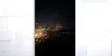 Maltempo in Campania, fulmine colpisce cupola chiesa Ischia