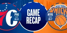 NBA Highlights: New York-Philadelphia 107-116