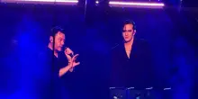 Tiziano Ferro e Achille Lauro a Roma cantano 'Incoscienti giovani'