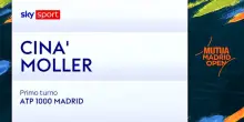 Cin&agrave;-Moller: highlights Atp Madrid