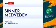 Sinner-Medvedev: highlights Atp Roma