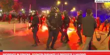 Incidente in Spagna, scontri durante le proteste a Madrid