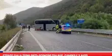 Strage sulla Terni-Rieti: incidente tra bus, camper e 3 auto
