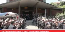 Milano, l'ultimo saluto al vigile Francesco Imprezzabile