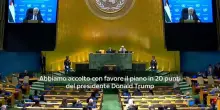 Assemblea Onu, presidente Anp: 'Piano di Trump per Gaza non si &egrave; concretizzato'