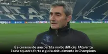 Valverde: 'Atalanta forte. Per noi sar&agrave; difficile'