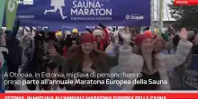 Estonia, in migliaia all'annuale Maratona della Sauna