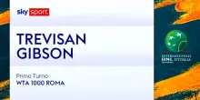 Trevisan-Gibson: highlights Wta Roma