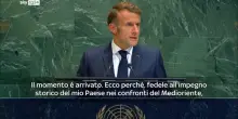 Macron annuncia il riconoscimento della Palestina