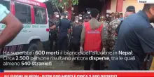 Alluvione in Nepal: oltre 600 morti e circa 2.500 dispersi