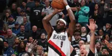 La tripla del veterano Jerami Grant decide Minnesota-Portland in volata