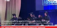 Usa, uomo spara a cena di Trump coi giornalisti: arrestato