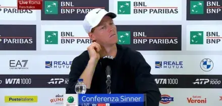 Sinner in conferenza al Foro Italico: ecco cosa ha detto