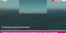 Federica Pellegrini in vacanza con la figlia Matilde