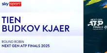 Tien-Budkov Kjaer: highlights Next Gen Atp Finals