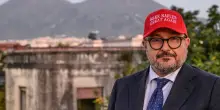 Elezioni Campania, Sangiuliano con cappello 'Make Naples Great Again'