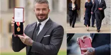 David Beckham nominato Cavaliere da Re Carlo III: le foto a Windsor