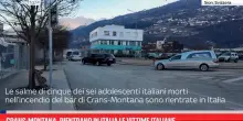 Crans-Montana, rientrano in Italia le vittime italiane