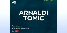 Arnaldi-Tomic: highlights Atp Shanghai