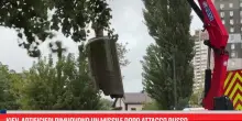 Kiev, artificieri rimuovono un missile dopo l'attacco russo