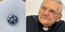 Ancona, le ceneri di un sacerdote diventano un diamante blu