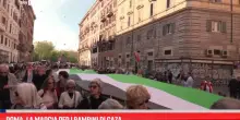 Roma, la marcia silenziosa per i bambini di Gaza