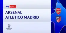 Arsenal-Atletico Madrid 1-0: gol e highlights