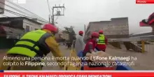 Filippine, il tifone Kalmaegi provoca gravi inondazioni