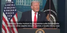 Trump: fin dove mi spinger&ograve; sulla Groenlandia? Lo scoprirete