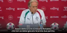 Caso Ronaldo, le parole del Ct Jorge Jesus in conferenza