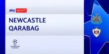 Newcastle-Qarabag 3-2: il video dei gol