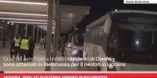 Ucraina, sfollati di Oleshky arrivati in Bielorussia