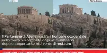Partenone, finito restauro: frontone libero dopo 220 anni