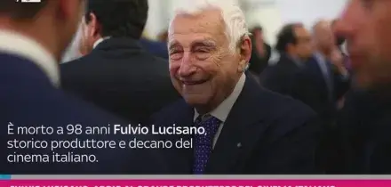 Fulvio Lucisano, addio al produttore del cinema italiano