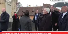 Mattarella a Praga, l'incontro con gli studenti italiani