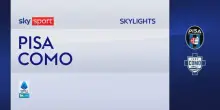 Pisa-Como 0-3: gol e highlights