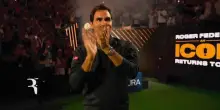 Lo show di Federer che torna in campo a New York