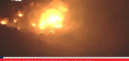 Incendio Springs infuria in California, ordinate evacuazioni