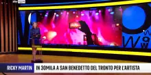 Ricky Martin in concerto, in 30mila per l'artista a San Benedetto Del Tronto
