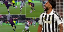 Juve-Nec: il portiere va completamente a vuoto, Nico Gonzalez la sblocca. VIDEO