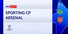 Sporting-Arsenal 0-1: il video dei gol