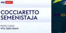 Cocciaretto-Semenistaja: highlights Wta Miami