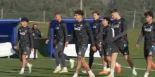 Napoli, l'allenamento alla vigilia dl Chelsea