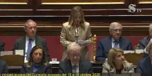 Meloni parla al Senato in vista del Consiglio europeo