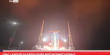 Cina, lanciati 18 satelliti per rete internet globale