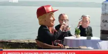 G7, protesta di Oxfam per la crisi umanitaria a Gaza