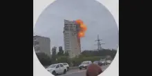 Russia, drone contro palazzo a Perm: il video