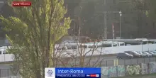 L'arrivo della Roma a San Siiro