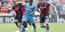 Serie A, Bologna-Cagliari 0-0. Stasera l&rsquo;Inter, a un punto da scudetto
