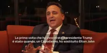 Macchio, il tenore amico di Trump: ama ancora gli italiani
